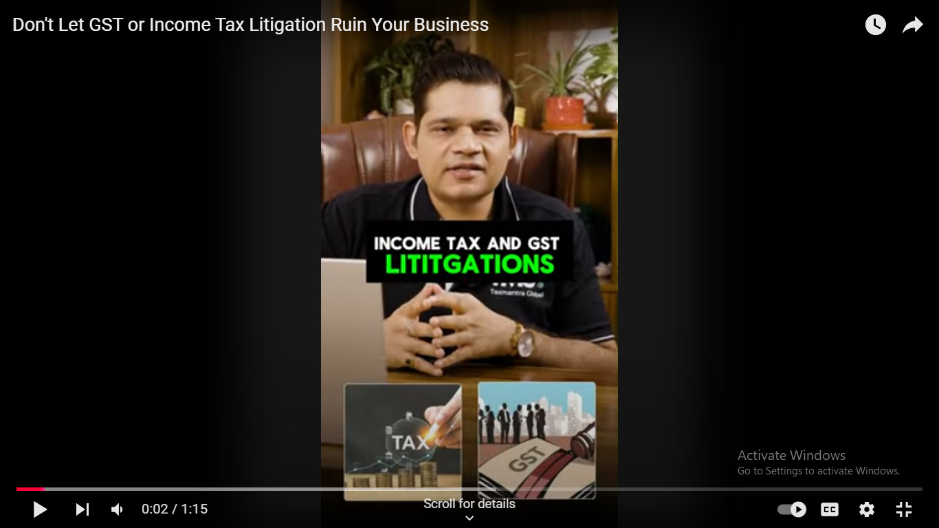 Tax litigation new video